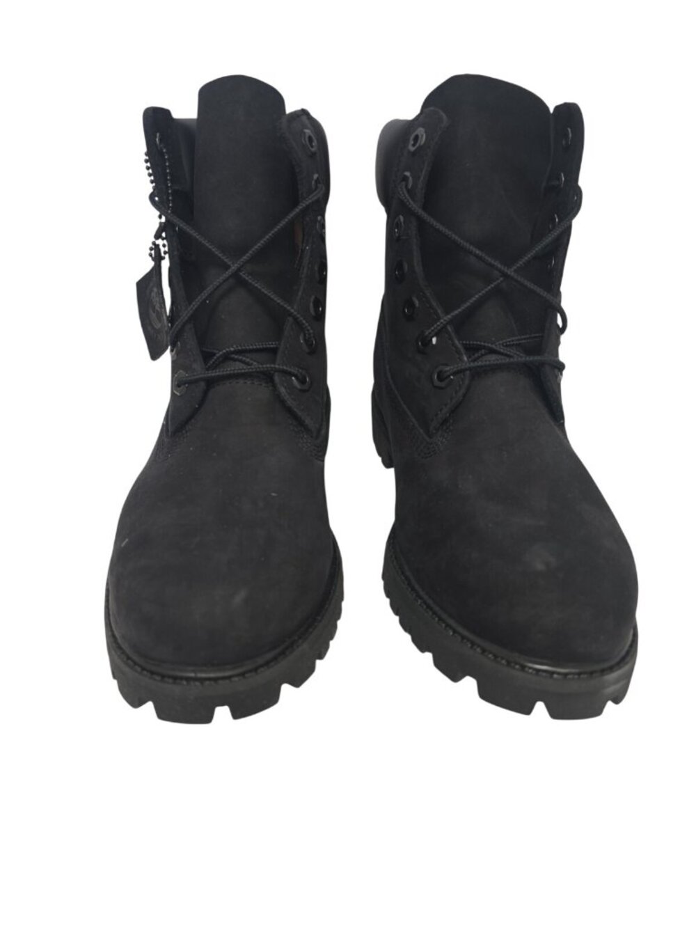 Timberland Men's 10073 6-Inch Premium Nubuck Waterproof Boot Black Size 9W - Picture 5 of 8
